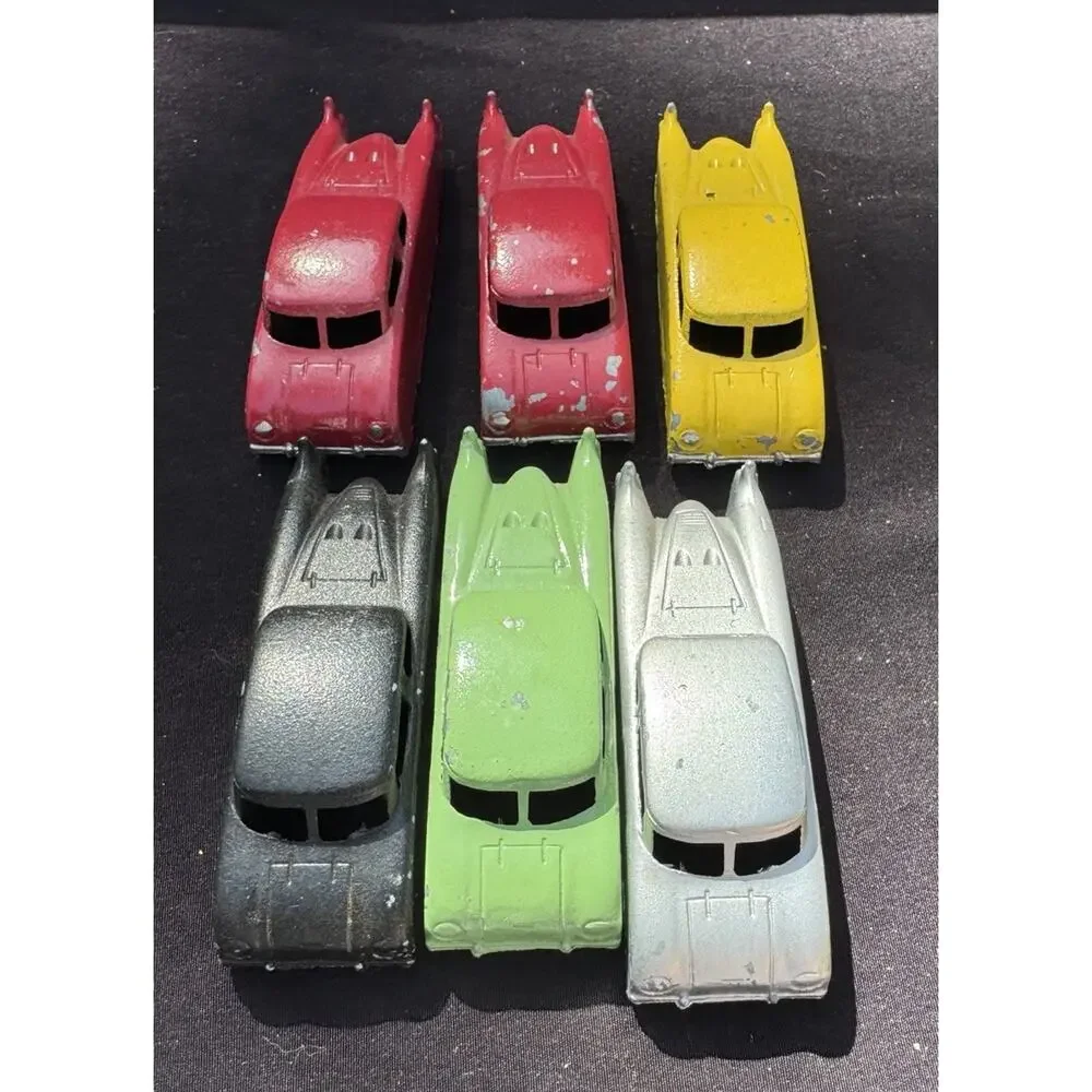 Vintage 1950s Midgetoy Futuristic Space Age Dream Car Lot Of 6 Diecast Cars Lo14